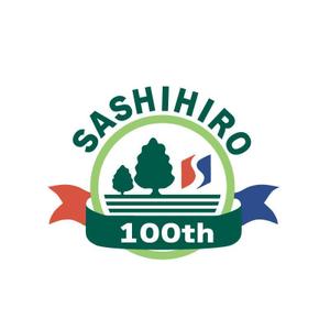 BEAR'S DESIGN (it-bear)さんの「SASHIHIRO　100th」のロゴ作成への提案