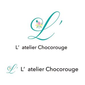 田中　威 (dd51)さんのエステティックサロン「L’atelier Chocorouge」のロゴへの提案