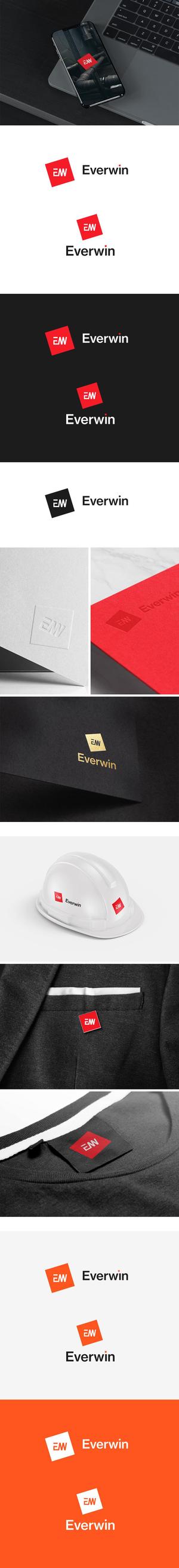 nekoo (nekoo55)さんのEVERWIN社のロゴ - プラント(工場)配管工事への提案