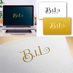 Hi-Design (hirokips)さんの美容室の店舗名【B.i.L】のロゴ依頼への提案