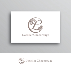 White-design (White-design)さんのエステティックサロン「L’atelier Chocorouge」のロゴへの提案