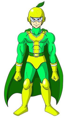 kojiroad (kojilive)さんの柚子（ゆず）を宣伝するためのヒーローキャラクターデザインへの提案