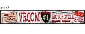 4.14 WORKS (414works)さんのバイク店の壁面看板デザイン作成への提案