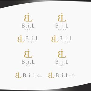 D.R DESIGN (Nakamura__)さんの美容室の店舗名【B.i.L】のロゴ依頼への提案