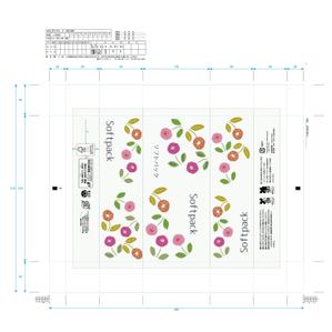 mimoka (happylifemimoka)さんのソフトパックティッシュのパッケージデザインへの提案