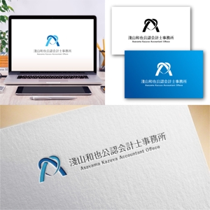 Hi-Design (hirokips)さんの「淺山和也公認会計士事務所」のロゴへの提案