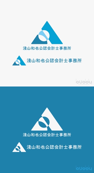 buddy knows design (kndworking_2016)さんの「淺山和也公認会計士事務所」のロゴへの提案