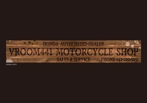 SC_WORKS (wataru0505)さんのバイク店の壁面看板デザイン作成への提案
