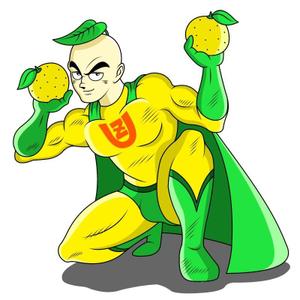 ぴ~タン (p-tan)さんの柚子（ゆず）を宣伝するためのヒーローキャラクターデザインへの提案