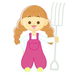 NonnoDesignLabo 片岡希 (NozomiKataoka)さんの酪農家女子のキャラクターデザインへの提案