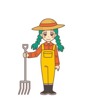 林太朗 (rintarou)さんの酪農家女子のキャラクターデザインへの提案