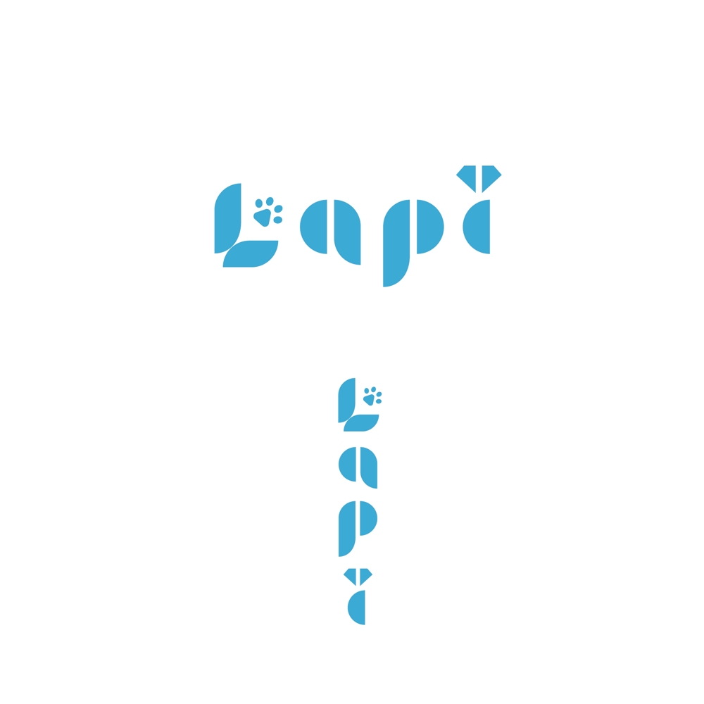 ペット用品ブランド、ハンドメイドブランドの「Lapi」ロゴ