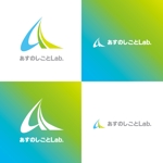 m_flag (matsuyama_hata)さんの事務機器販売会社の新サービス「あすのしごとLab.」のロゴへの提案