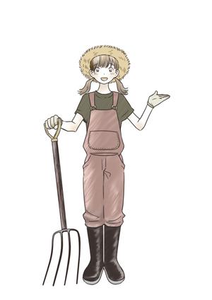 Tanakanataさんの酪農家女子のキャラクターデザインへの提案