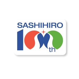 mochi (mochizuki)さんの「SASHIHIRO　100th」のロゴ作成への提案