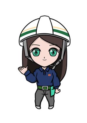 Miyagino (Miyagino)さんの塗装会社のキャラクター（若い男女）への提案