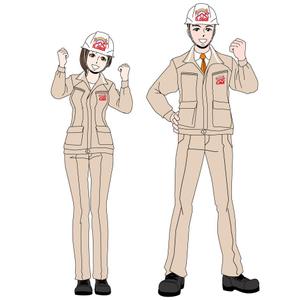mamikaru (mamikaru)さんの塗装会社のキャラクター（若い男女）への提案