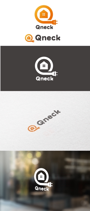 Bbike (hayaken)さんの電気工事店「Ｑｎｅｃｋ（キューネック）」のロゴへの提案