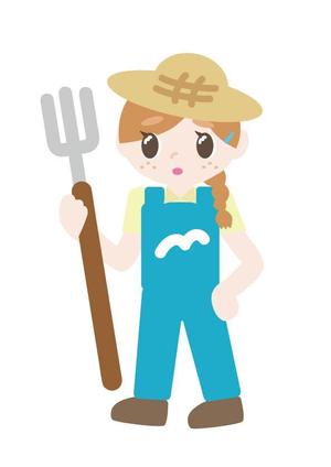 pintuna＊＊ (riko_111)さんの酪農家女子のキャラクターデザインへの提案