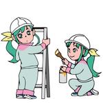 nako (nako_watashinohitujichan1)さんの塗装会社のキャラクター（若い男女）への提案