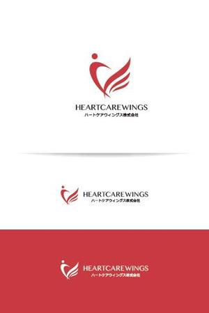 TYPOGRAPHIA (Typograph)さんのハートケアウィングス株式会社のロゴへの提案