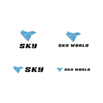 BUTTER GRAPHICS (tsukasa110)さんの自動車販売の新店舗「SKY WORLD」のロゴへの提案