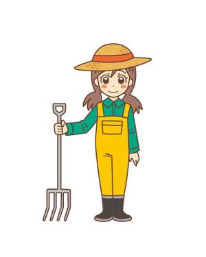 林太朗 (rintarou)さんの酪農家女子のキャラクターデザインへの提案