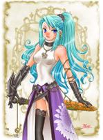 Mugiko (mugiko)さんのボードゲームのパッケージ用　女性戦士イラストの制作への提案