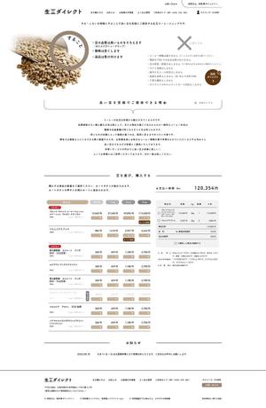CoCco (CoCco)さんのネットショップのトップページデザイン　リニューアル　コーディングなし　シンプルデザインへの提案