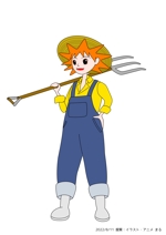 イラスト・アニメ まる (mal9000)さんの酪農家女子のキャラクターデザインへの提案