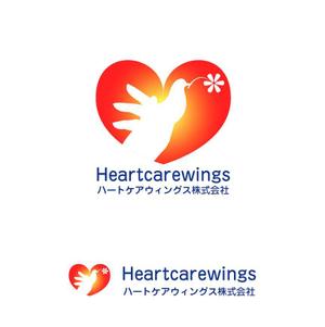 MacMagicianさんのハートケアウィングス株式会社のロゴへの提案