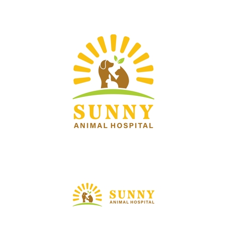 Kinoshita (kinoshita_la)さんの動物病院ロゴ『Sunny Animal Hospital in Cambodia』への提案