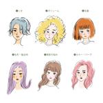 山本拓実 (Takumoroshi)さんの【報酬総額６万円】女性の髪の毛に関するお悩みアイコン制作への提案