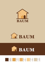 miv design atelier (sm3104)さんの不動産建築会社「BAUM」ロゴ作成への提案