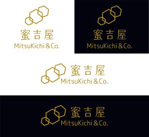 オーキクラフト (orchidcraft)さんのはちみつ販売ショップ「蜜吉屋」のロゴへの提案