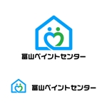 MacMagicianさんの塗装リフォームの屋号「富山ペイントセンター」のロゴへの提案