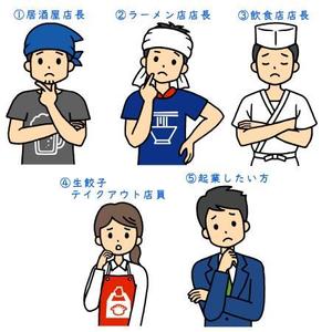 Cutiefunny (megu01)さんの弊社ホームページ内で使用する　人物のイラストへの提案