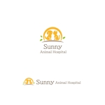 スタジオきなこ (kinaco_yama)さんの動物病院ロゴ『Sunny Animal Hospital in Cambodia』への提案