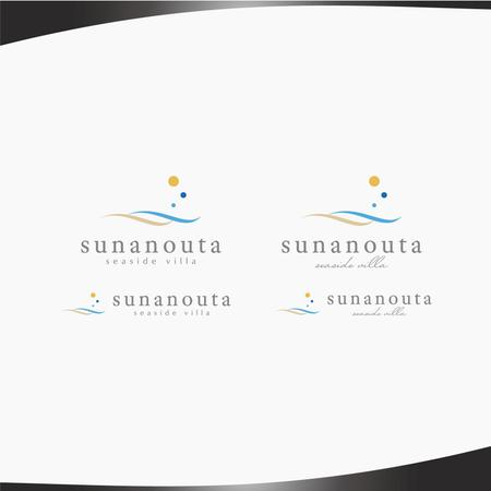 D.R DESIGN (Nakamura__)さんの貸別荘「sunanouta」のロゴへの提案