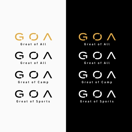 D . l a b o (becky_)さんのブランドロゴ【GOA】のデザイン依頼への提案