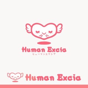 illustyasan (illustyasan)さんの「Human Excia」のロゴ作成への提案