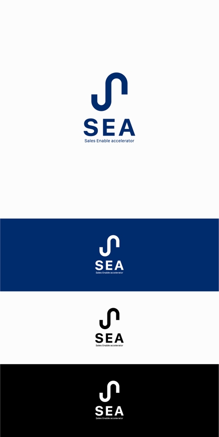 designdesign (designdesign)さんの営業マン育成システム「SEA」のロゴへの提案