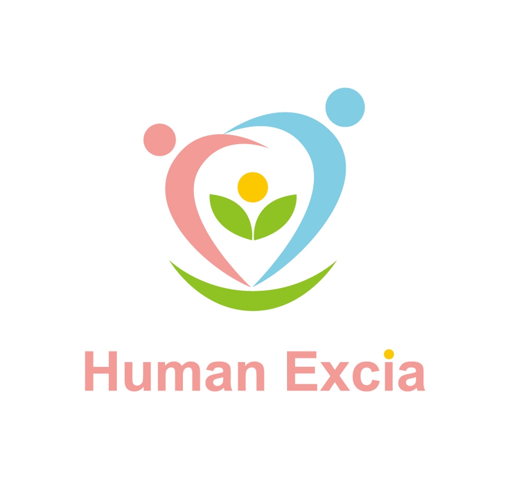 「Human Excia」のロゴ作成