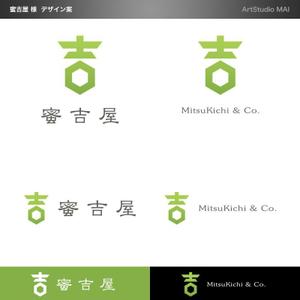 ArtStudio MAI (minami-mi-natz)さんのはちみつ販売ショップ「蜜吉屋」のロゴへの提案