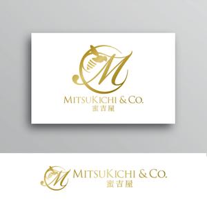 White-design (White-design)さんのはちみつ販売ショップ「蜜吉屋」のロゴへの提案