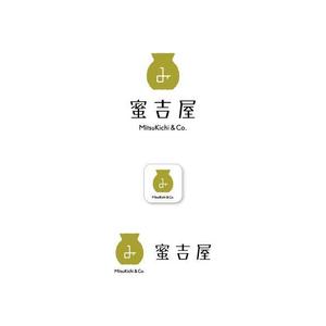 delftさんのはちみつ販売ショップ「蜜吉屋」のロゴへの提案
