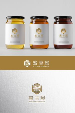 YOO GRAPH (fujiseyoo)さんのはちみつ販売ショップ「蜜吉屋」のロゴへの提案