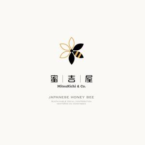 かめれおん (chameleon_design)さんのはちみつ販売ショップ「蜜吉屋」のロゴへの提案