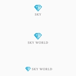 D . l a b o (becky_)さんの自動車販売の新店舗「SKY WORLD」のロゴへの提案