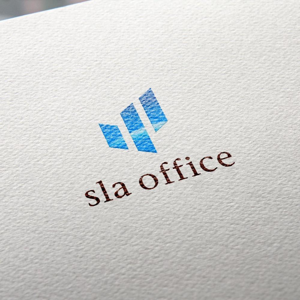 清水法律会計事務所の「sla office」のロゴ